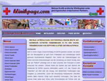Tablet Screenshot of klinikpage.com